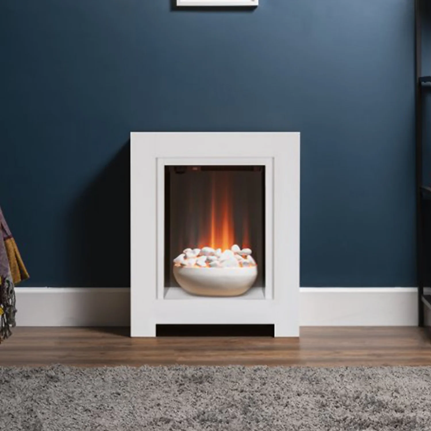 Αδάμ Adam Monet Electric Fire Suite With Flat To Wall Fitting - White 5 Αδάμ Adam Monet Electric Fire Suite With Flat To Wall Fitting - White - Image 3