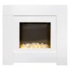Αδάμ Adam Brooklyn Electric Fire Suite With Flat To Wall Fitting - White -Energizer Sales Store 12828997 8854869651679002
