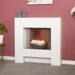 Αδάμ Adam Cubist Electric Fire Suite With Flat To Wall Fitting - White 10 Αδάμ Adam Cubist Electric Fire Suite With Flat To Wall Fitting - White -Energizer Sales Store 12829006 1704869651902856