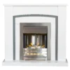 Αδάμ Adam Chilton Fireplace Surround & Helios Electric Fire With Flat To Wall Fitting - White, Grey & Brushed Steel 1 Αδάμ Adam Chilton Fireplace Surround & Helios Electric Fire With Flat To Wall Fitting - White, Grey & Brushed Steel -Energizer Sales Store 12829015 6064869653890722