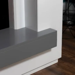 Αδάμ Adam Sambro Electric Fire Suite With Flat To Wall Fitting - White & Grey -Energizer Sales Store 12829026 6374869653633769