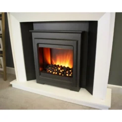 Suncrest Mayford Electric Fire Suite With Smart Remote & Flat To Wall Fitting - White -Energizer Sales Store 12829295 1014833198209448