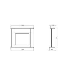 Suncrest Middleton Electric Fire Suite With Smart Remote & Flat To Wall Fitting - White, Anthracite & Chrome 8 Suncrest Middleton Electric Fire Suite With Smart Remote & Flat To Wall Fitting - White, Anthracite & Chrome -Energizer Sales Store 12829306 5794833198248892