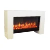 Suncrest Detroit Optiflame Electric Fire Suite With Flat To Wall Fitting - White -Energizer Sales Store 12829311 1304993139090601