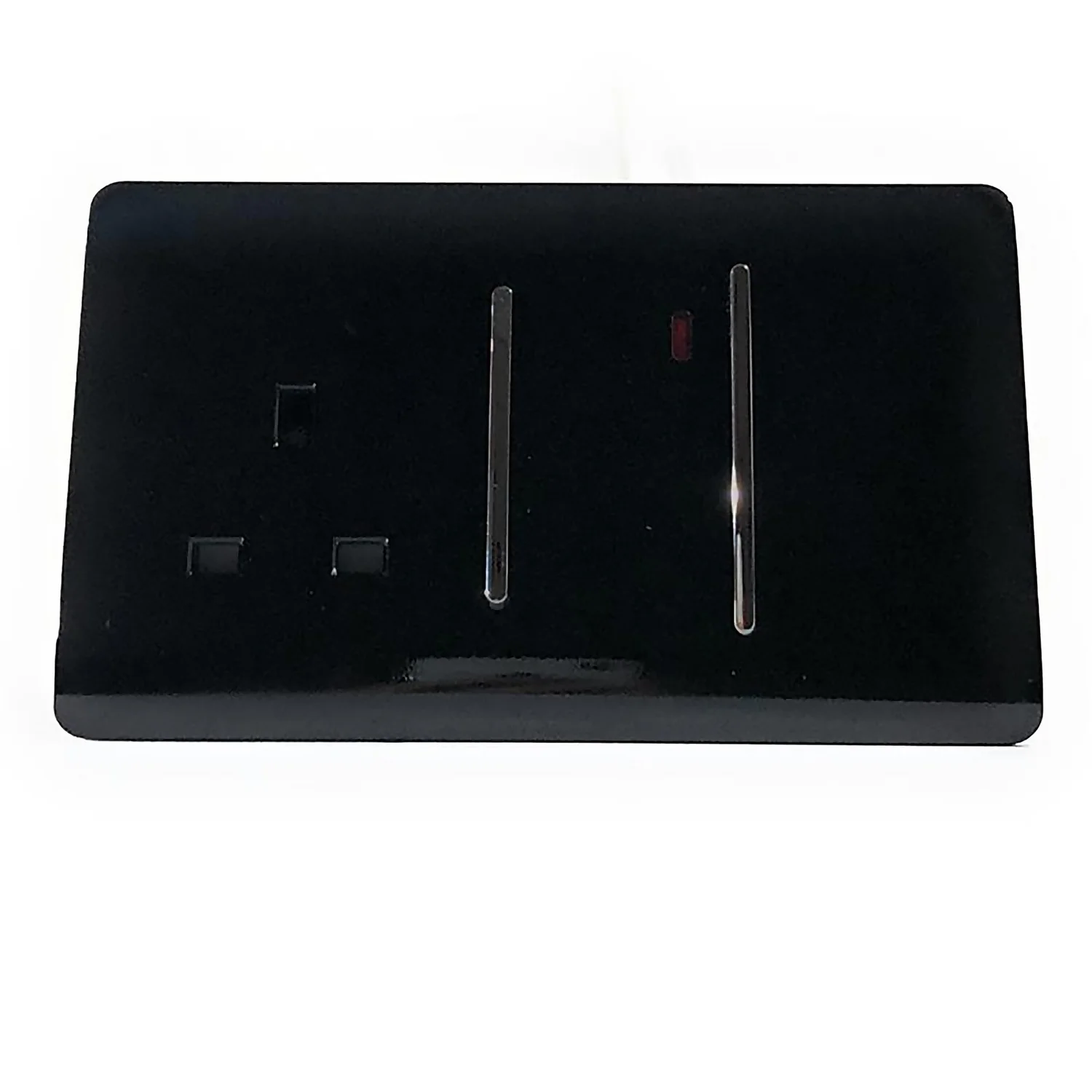 Trendi Artistic Modern 45 A Cooker Switch Inc Plug Socket And Neon Insert Piano Black 3 Trendi Artistic Modern 45 A Cooker Switch Inc Plug Socket And Neon Insert Piano Black