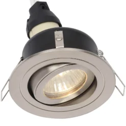 IP65 Adjustable Downlight - Satin Chrome