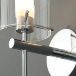 Gene Clear Cylinder Wall Light - Chrome -Energizer Sales Store 12832044 7494832982829512