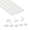 D-Line Micro+ Decorative Self Adhesive Trunking Multipack 4 X 20mm X 10mm X 1-meter Lengths & Accessories - White -Energizer Sales Store 12833206 1174831906967640