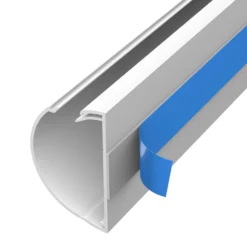 D-Line Maxi Decorative Self-Adhesive Cable Trunking - 50mm X 25mm X 1m, White -Energizer Sales Store 12833208 1804833199336605