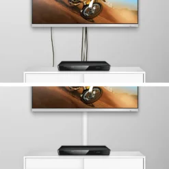 D-Line Maxi Decorative Self-Adhesive Cable Trunking - 50mm X 25mm X 1m, White -Energizer Sales Store 12833208 8064833199177560