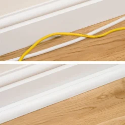 D-Line Quadrant Trunking Multipack 3 X 22mm X 22mm X 1-metre Lengths & Accessories - White -Energizer Sales Store 12833211 1704833198324474