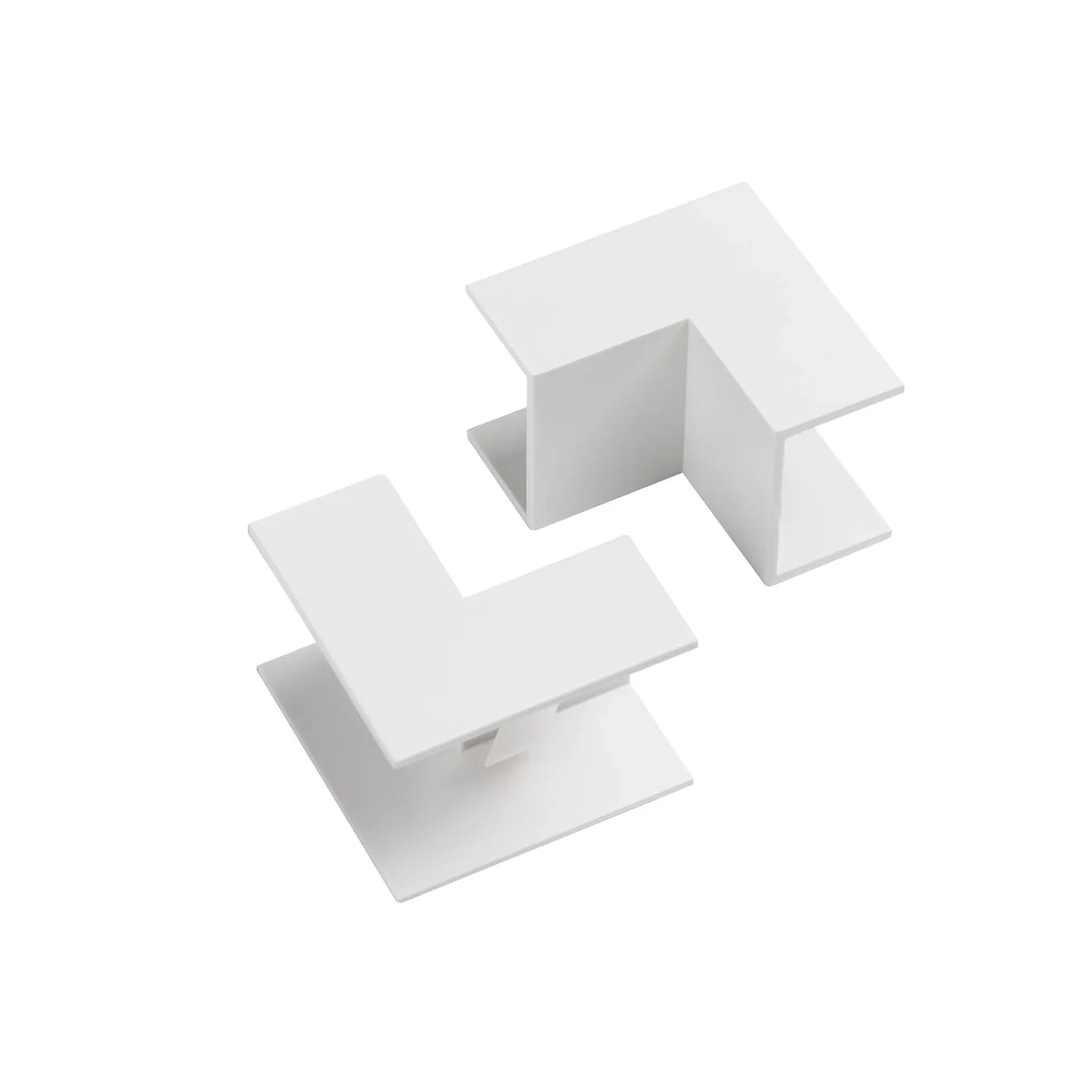 D-Line 25x16mm Trunking Clip-On Internal Bend 2 Pack - White 3 D-Line 25x16mm Trunking Clip-On Internal Bend 2 Pack - White