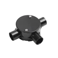 D-Line 20mm Conduit Inspection Tee Box - Black