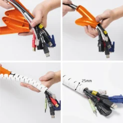 D-Line Cable Zipper - 2.5m Length 25mm Diameter, White -Energizer Sales Store 12833390 1754833197877522