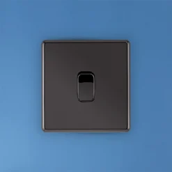 Arlec Fusion 10A 1Gang 2Way Black Nickel Fusion Single Intermediate Switch -Energizer Sales Store 12835201 1444833171886668