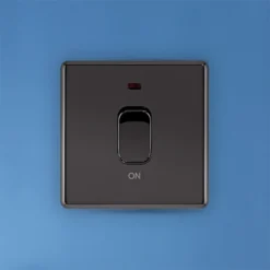 Arlec Fusion 50A 1Gang Double Pole Black Nickel Single Switch -Energizer Sales Store 12835204 1914833171677883