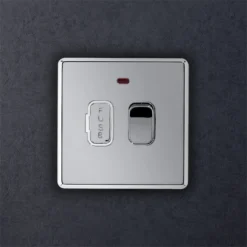 Arlec Fusion 13A Polished Chrome Switched Fused Connection Unit -Energizer Sales Store 12835217 3934833170849916