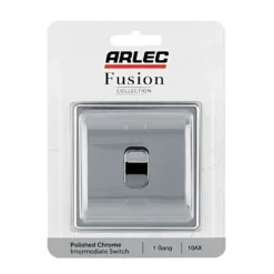 Arlec Fusion 10A 1Gang 2Way Polished Chrome Fusion Single Intermediate Switch 11 Arlec Fusion 10A 1Gang 2Way Polished Chrome Fusion Single Intermediate Switch -Energizer Sales Store 12835220 1964833171497589