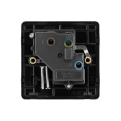 Arlec Rocker 13A 1 Gang Jet Black Single Switched Socket -Energizer Sales Store 12835812 3484833172842174