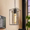 Eglo Loncino 1 Light Pendant Light - Black -Energizer Sales Store 12836513 1884938959080080