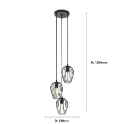 Eglo Newtown Pendant Light - Black -Energizer Sales Store 12836516 1994833236118201