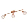 Eglo Zapata Triple Spotlight - Copper -Energizer Sales Store 12836886 1014843502933049