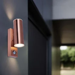 Lutec Rado Up & Down Outdoor Wall Light With PIR Motion Sensor - Copper 12 Lutec Rado Up & Down Outdoor Wall Light With PIR Motion Sensor - Copper -Energizer Sales Store 12840519 1674952691589788