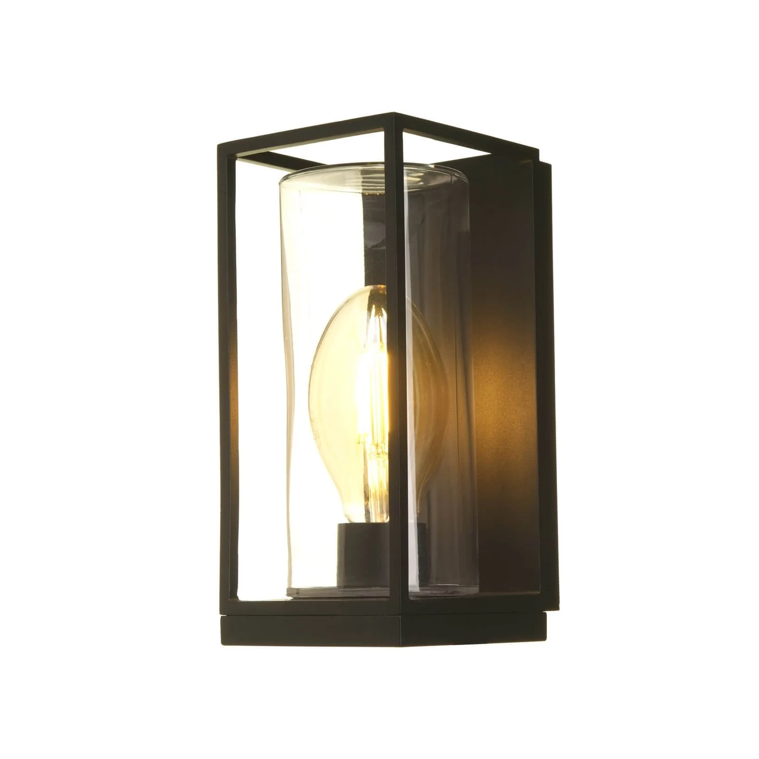 Lutec Flair Flush Outdoor Wall Light - Black 6 Lutec Flair Flush Outdoor Wall Light - Black - Image 4