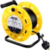None Masterplug 4 Socket Cable Reel 50m Yellow/Black