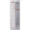 None Masterplug 6 Socket Surge Extension Lead 2m White -Energizer Sales Store 12844499 1864831882509249