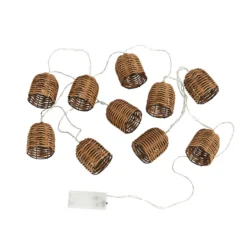 None Rattan Bell Battery String Lights -Energizer Sales Store 12845159 1954867915131123