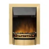 Dimplex Kansas Optiflame Electric Fire With Inset Fitting - Brass & Black -Energizer Sales Store 12845706 8084831908075294