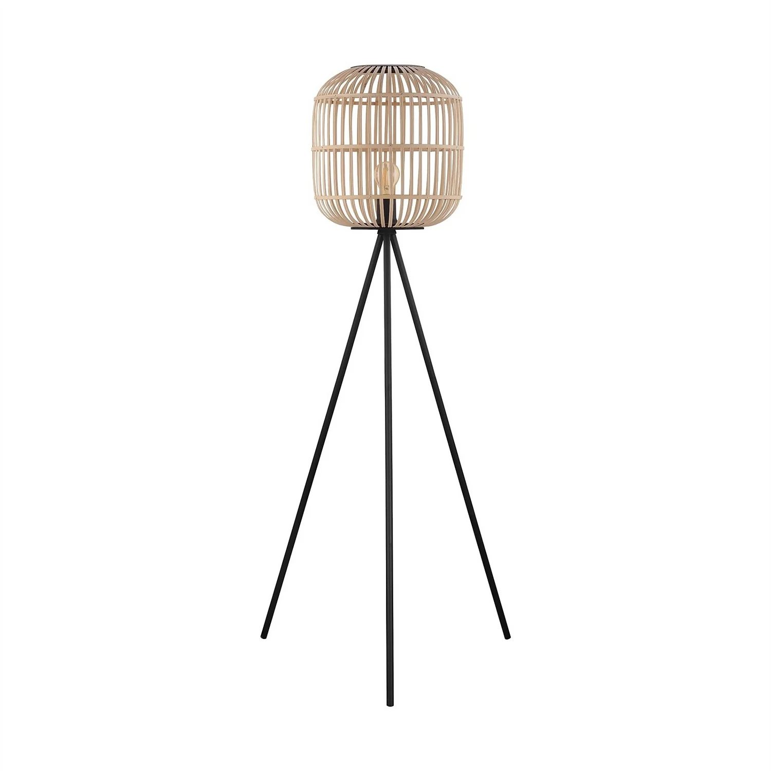 Eglo Bordesley Wooden Floor Lamp 4 Eglo Bordesley Wooden Floor Lamp - Image 2