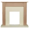 Αδάμ Adam Southwold Fireplace Surround With Flat To Wall Fitting - Oak & Cream -Energizer Sales Store 12881874 5014869653427213