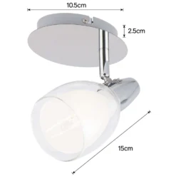 Eliza Single Lamp Spotlight - Chrome -Energizer Sales Store 12882215 1774843518021546