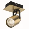 Lucy Single Lamp Spotlight - Gold & Black -Energizer Sales Store 12882218 2044843518403701