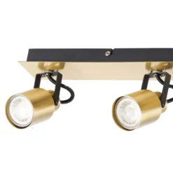 Lucy 3 Lamp Spotlight Plate - Gold & Black -Energizer Sales Store 12882221 9004843518965340