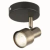 Noah Single Lamp Spotlight - Black & Antique Brass -Energizer Sales Store 12882223 3284843519002603