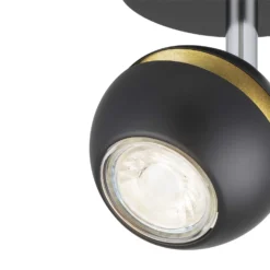 Austin Single Lamp Spotlight - Black & Gold -Energizer Sales Store 12882229 7014843520125848