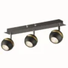 Austin 3 Lamp Spotlight Bar - Black & Gold 2 Austin 3 Lamp Spotlight Bar - Black & Gold -Energizer Sales Store 12882236 1144843520246811