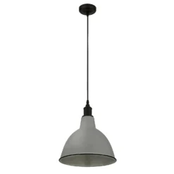 Country Living Farmhouse Dome Pendant Light - Grey - 25cm -Energizer Sales Store 12882885 1104860936582855