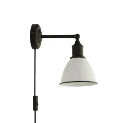 Country Living Farmhouse Plug In Wall Light - White -Energizer Sales Store 12882888 1064860936857022