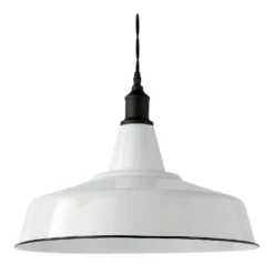 Country Living Farmhouse Pendant Light - White - 46cm -Energizer Sales Store 12882890 1934860936617730