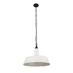 Country Living Farmhouse Pendant Light - White - 46cm -Energizer Sales Store 12882890 1944860936586386