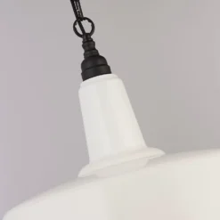 Country Living Farmhouse Pendant Light - White - 46cm -Energizer Sales Store 12882890 2224860936647397