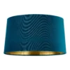 House Beautiful Samet Velvet Drum Shade - Teal - 45cm -Energizer Sales Store 12882896 1014861119773721