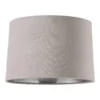 House Beautiful Samet Velvet Drum Shade - Grey - 30cm -Energizer Sales Store 12882900 8884861161933459