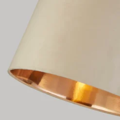 House Beautiful Samet Velvet Drum Shade - Champagne - 30cm -Energizer Sales Store 12882901 6454861161872934