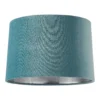 House Beautiful Samet Velvet Drum Shade - Duck Egg - 30cm -Energizer Sales Store 12882903 1754861162278525