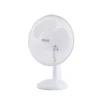 12 Inch Plastic Desk Fan - White